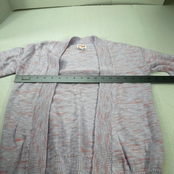 Cat And Jack Girl's Size Large 10-12 Sweater Open Front Cardigan Purple New - Picture 8 of 12